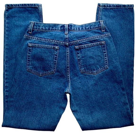 LONDONJEAN boyfriend medium wash high waisted straight leg jeans - Picture 10 of 13